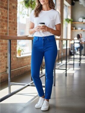 Levi's 26 Royal Blue Skinny Jeans